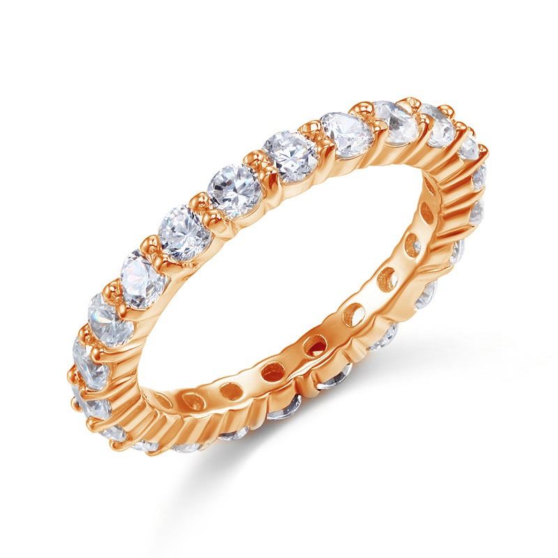 zelia rose gold eternity ring by revert holiday jewellery jewelry present birthday gift everyday casual wear