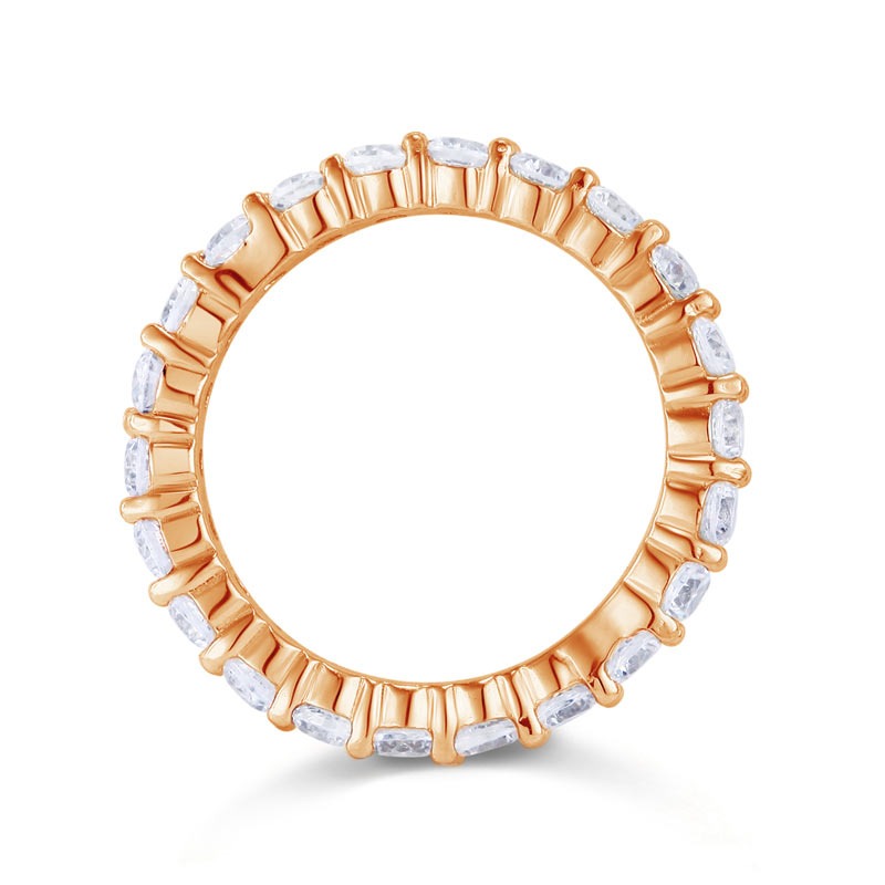 zelia rose gold eternity ring by revert holiday jewellery jewelry present birthday gift everyday casual wear