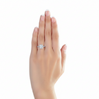 celes silver princess cut ring by revert holiday jewellery jewelry present birthday gift everyday casual wear
